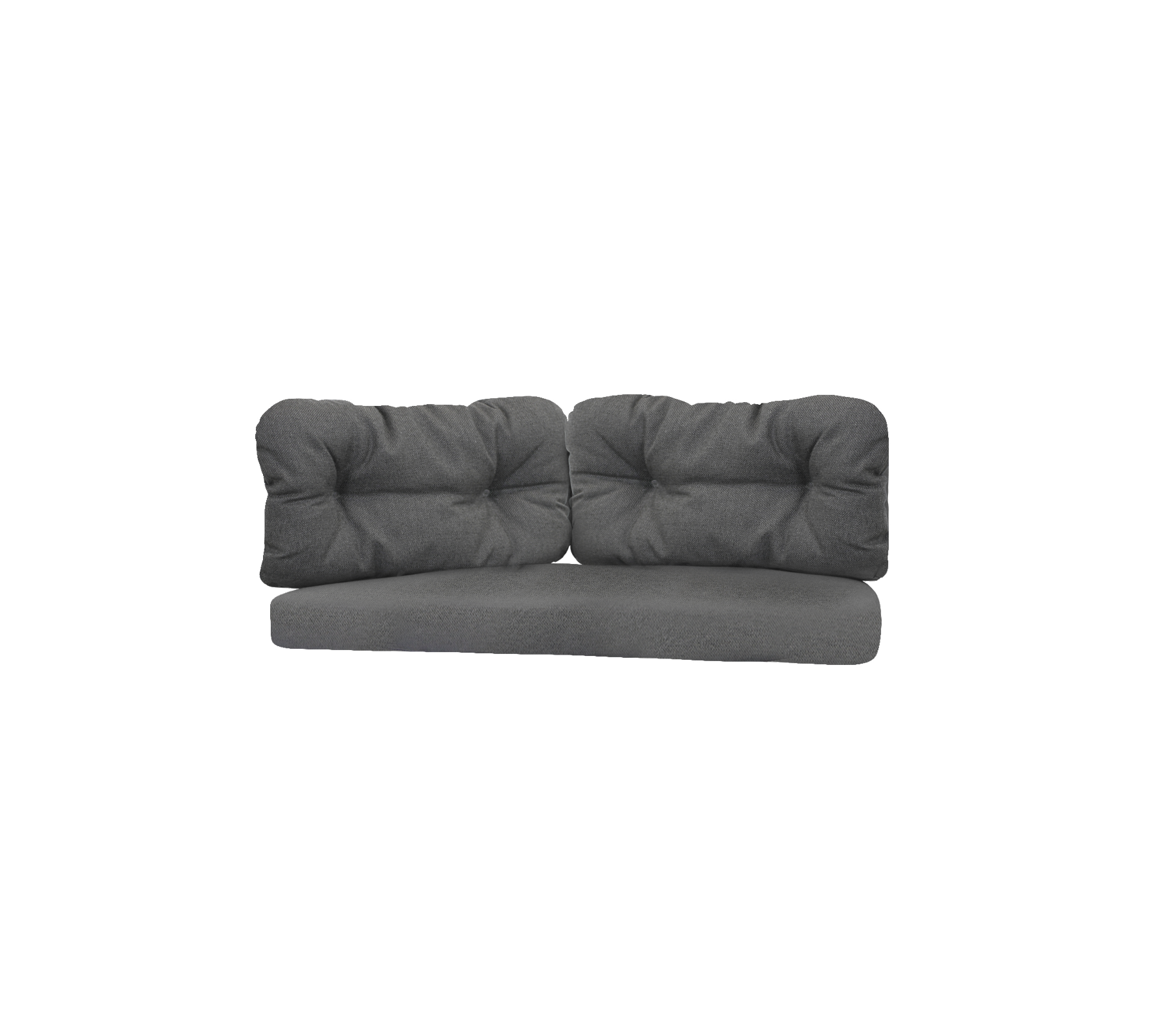 Stylish gray sofa with plush cushions and a modern design, perfect for enhancing comfort in any living space.
