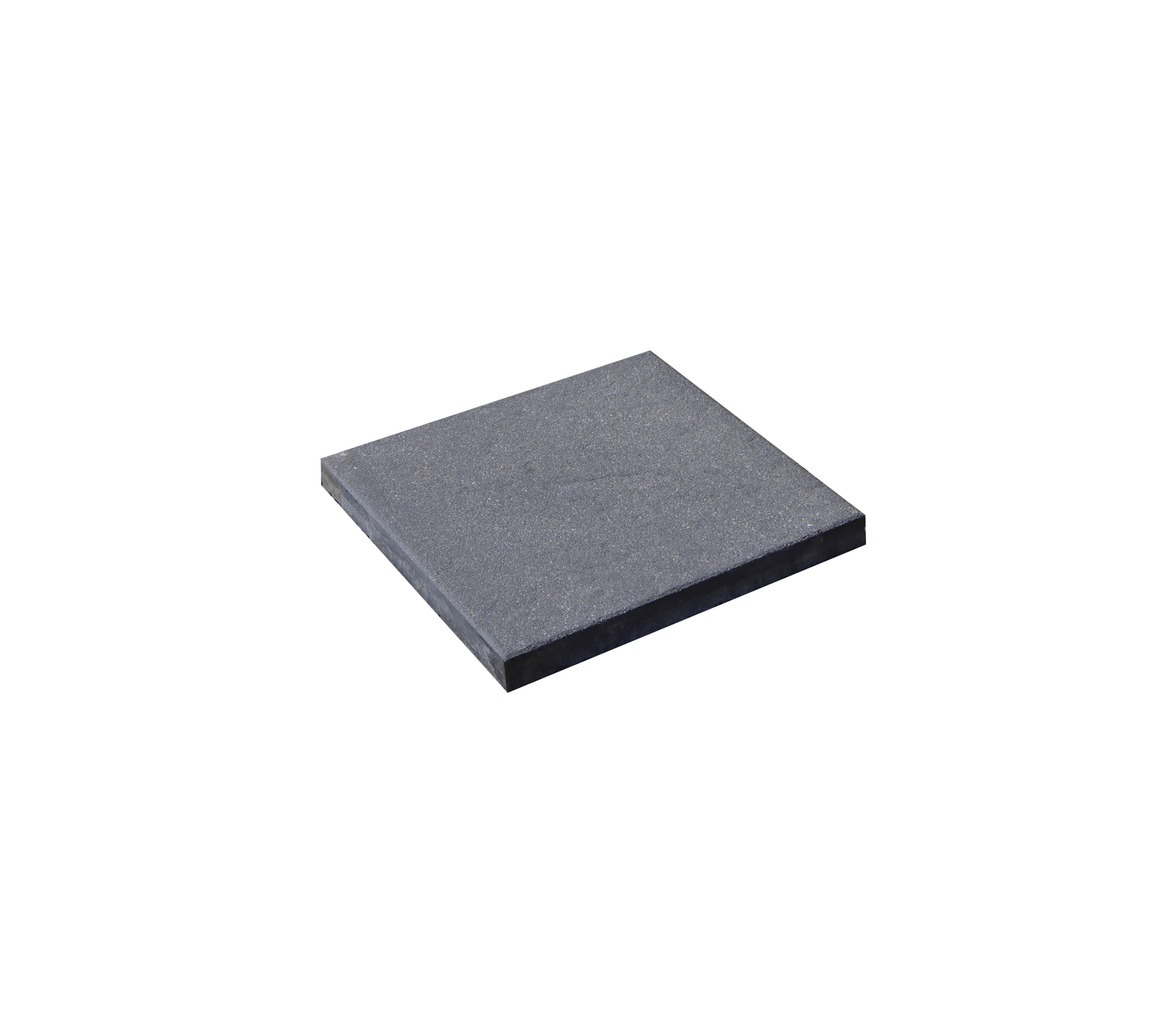 Gray rectangular tile with a smooth surface and sharp edges, suitable for various applications in design and construction.