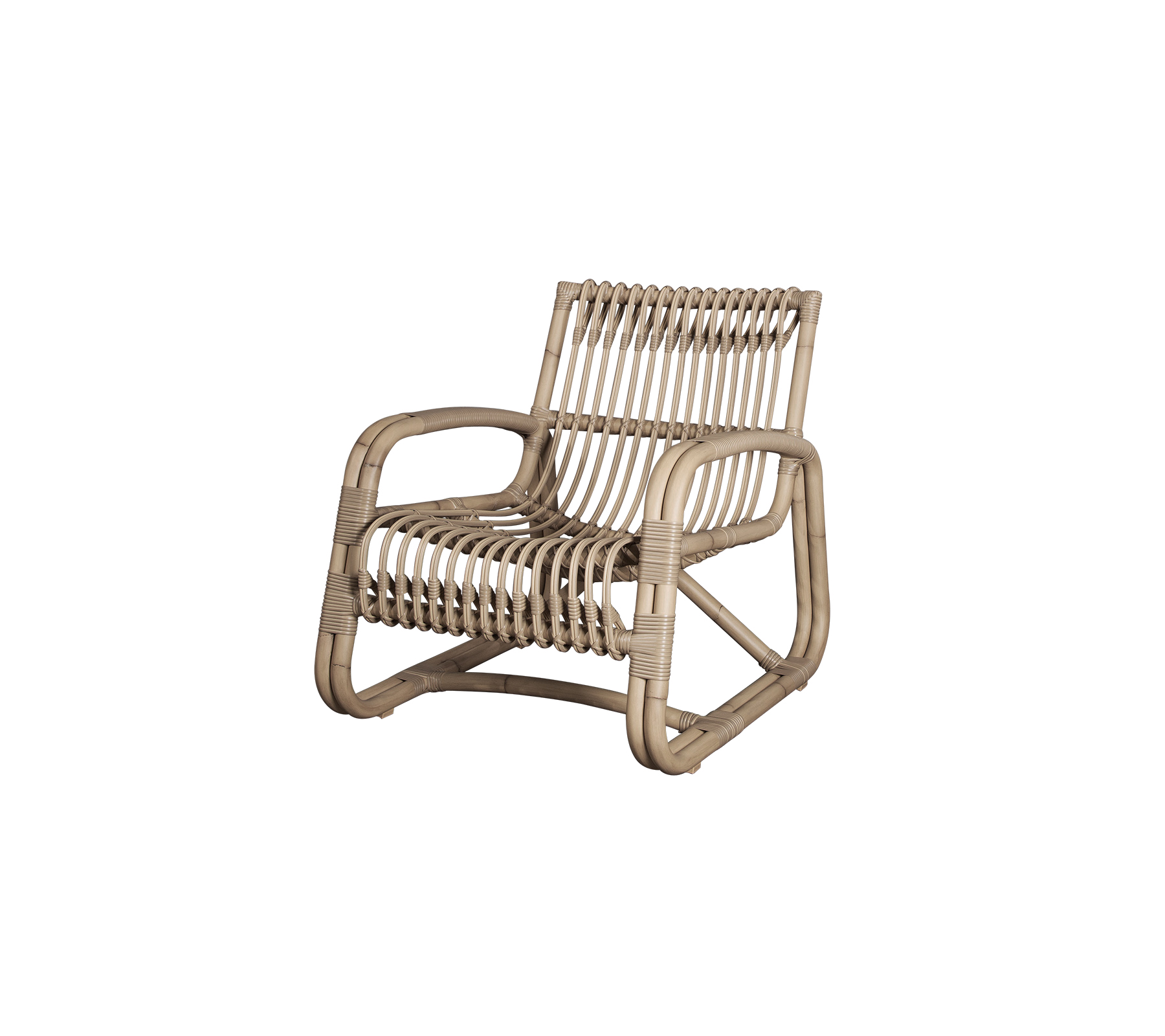 Stylish armchair featuring a modern woven design, blending comfort with a contemporary aesthetic.
