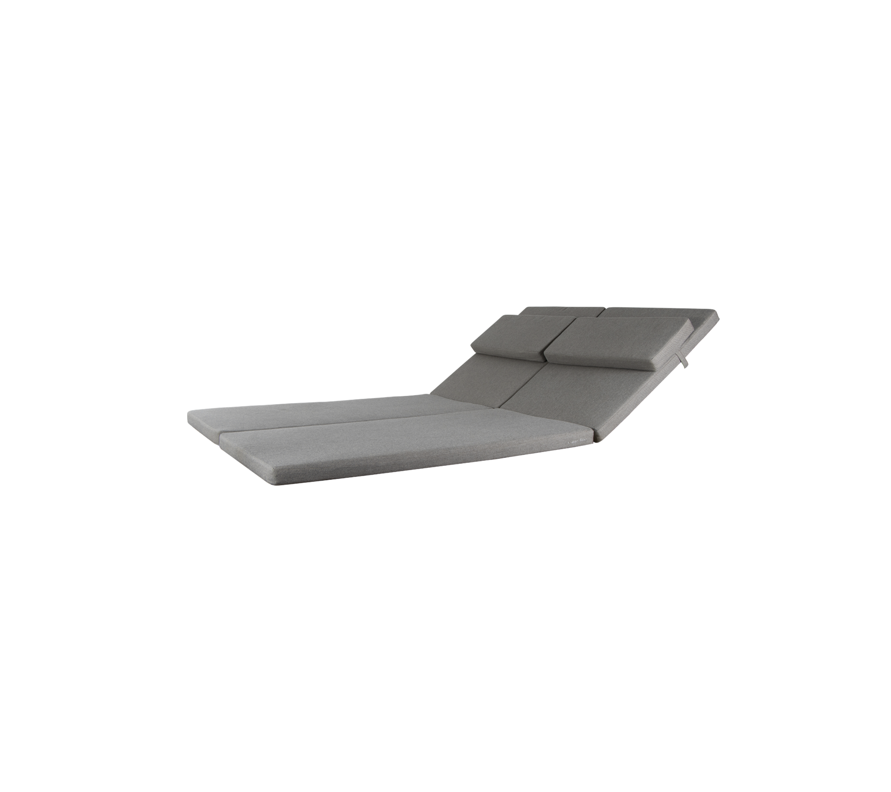 Sleek, modern lounge chair with a curved design and plush gray upholstery, perfect for relaxation and style.