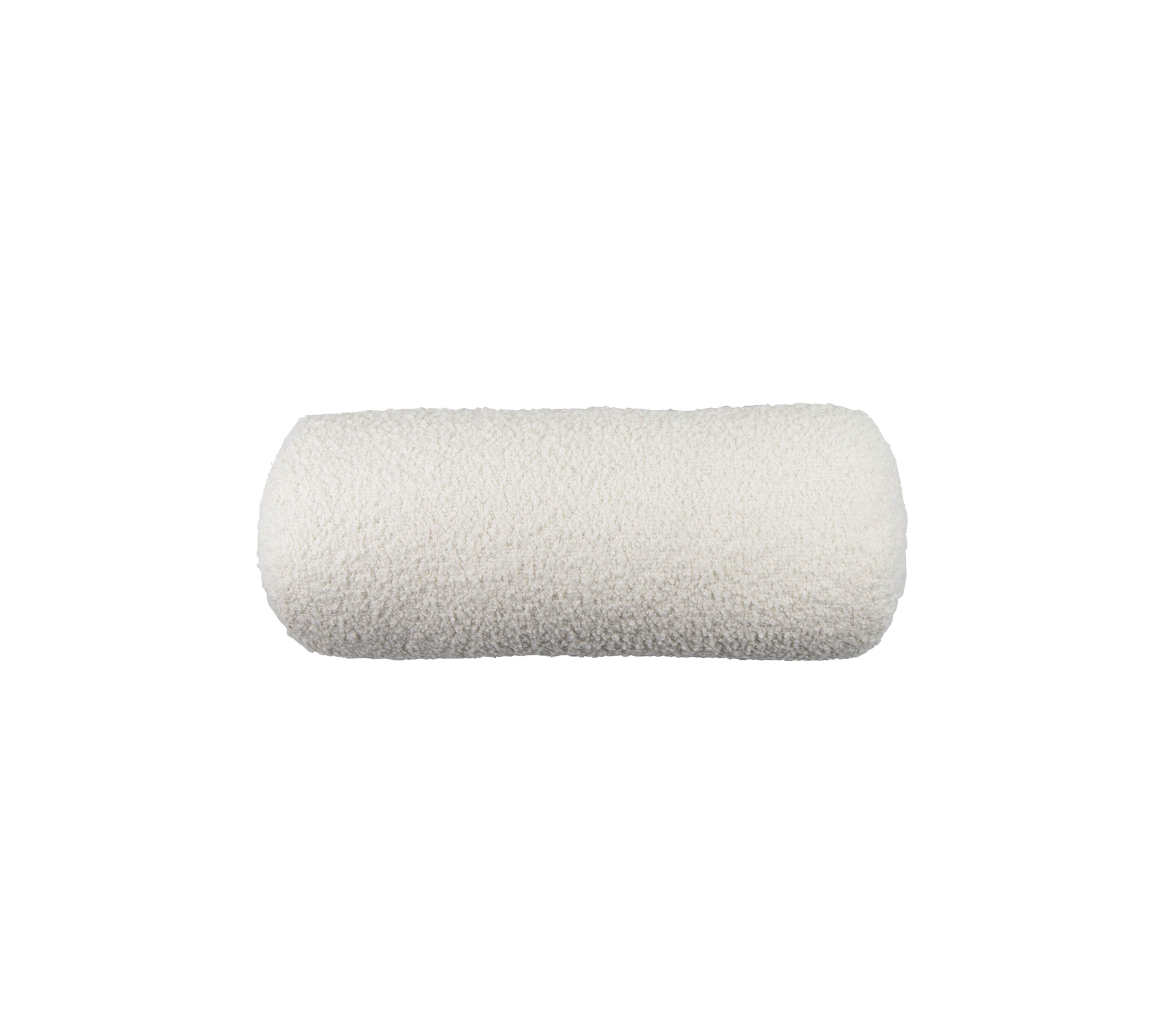 White roller cover for painting, designed to provide a smooth finish on various surfaces. Ideal for achieving a professional look.